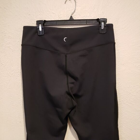 ZYIA Active Black Mesh Reflective Light N Tight Hi-Rise 7/8 Legging Size 14/16 - Picture 7 of 8